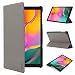 Produktbild iHarbort Hülle Cover kompatibel mit Samsung Galaxy Tab A 10.1 Zoll (2019 veröffentlicht SM-T510 / T515) - Ultra dünn Etui Schutzhülle Case Holder Stand mit Smart Auto Wake/Sleep Funktion (Grau)