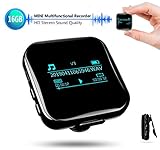 ✔【Mini-Diktiergerät】 Digitales Diktiergerät, nur 1.57 * 1.57*0.47 inches und 36 g Gewicht, das Sie überall hin mitnehmen können, z. B. in Ihrer Tasche, Brieftasche oder im Rucksack. Es konnte Ihre Vorträge, Besprechungen, Interviews, Unterrichtsstunden und Reden leicht aufzeichnen.