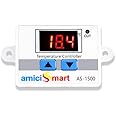 amiciSmart Intelligent Digital Thermostat AC 220V 1500W Temperature Controller Switch (-50 to +11ƒ)