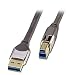 Produktbild LINDY 41614 - Vergoldet USB 3.0 Kabel - Typ A Stecker an Typ B Stecker - 5m