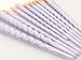 CDC® 10Pcs Unicorn Design Handle Shape Makeup Brushes Tools Set White Hair Synthetic Foundation Brush Eyeshadow Blusher with Diamond Bag