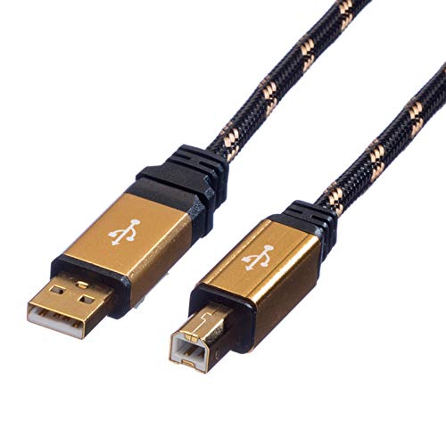 Roline Cable Gold USB 2.0 Tipo A-b Conector/Conector 3 m