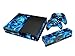 Produktbild DOTBUY Xbox ONE Design Folie Vinyl Aufkleber für Konsole + 2 Controller + Kamera Sticker Skin Set (Blue Fire Skull)