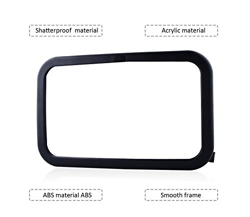 MVPower Baby Spiegel Rücksitzspiegel für Babys Babyschalenspiegel Rückspiegel für Babyschalen drehbar - 4