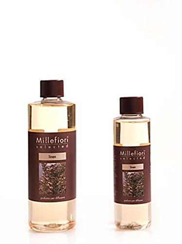 Millefiori Milano Raumduft Selected Stick Diffusor Nachfüllung Muschio e spezie 250 ml, Diffuser Stäbchen Moschus