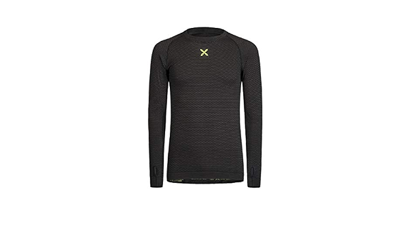 Montura - Maglia Intimo Uomo Lana Seamless Warm - Nero-L/XXL : Abbigliamento
