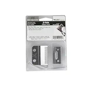 Wahl Professional Adjustable Clipper Blade set #2191 - For 5 Star Senior, Magic Clip, and Reflections Senior - Includes Oil, Screws & Instructions
