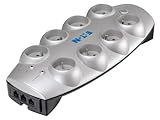 C0407022 Eaton Protection Box 8 Tel@+TV FR limitador de tensión 8 Salidas AC 220-250 V Plata - Regleta (1100 J, 8 Salidas AC, Tipo E (FR), 220-250 V, 50-60 Hz, Plata)