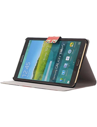 Samsung Galaxy Tab S 8.4 Hülle Case Tasche UHIPPO Kunstleder Schlank Folio Buch Kasten für Samsung Galaxy Tab S 8.4 Tablet Union Jack - 3