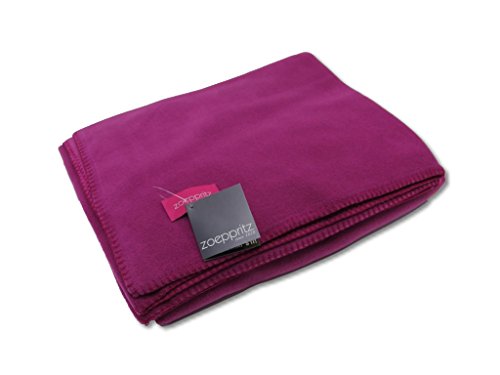 Zoeppritz Soft-Fleece Decke fuchsia 490 160x200 cm Modell 330
