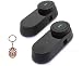 Produktbild Boblov BT 1 KM Interphone Motorcycle Motorrad Sturzhelm Bluetooth Headset Intercom FM 5 Riders (2 Stück)
