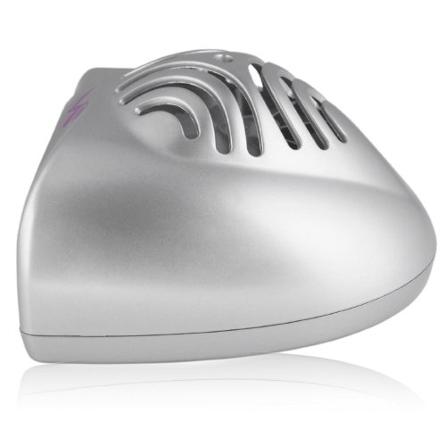 MelodySusie® tragbare Mini Größe Handlich Nagel-Trockner / Mini-Ventilator Lichthärtungsgerät zur Trocknung von Nagellack & Acrylnagel Silber - 4