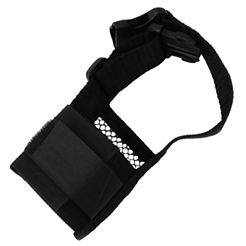 Pet-Dog-Soft-Adjustable-Mesh-Anti-Barking-Anti-Bitting-Anti-Chewing-Muzzle-Black-S