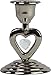 Produktbild Ivyline Firefly Victoria Kerzenständer für Spitzkerzen mit herzförmiger Säule, 8 cm