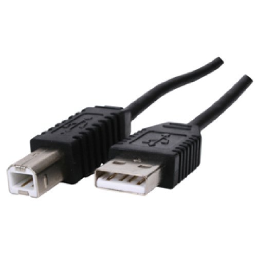 1m High Speed USB Kabel - Premium-Qualität (100% Kupfer) - A Stecker auf B Stecker - hoher Geschwindigkeit 2,0 - 480Mbps - für alle Drucker mit USB darunter Epson, HP, Canon, Lexmark und OKI Drucker