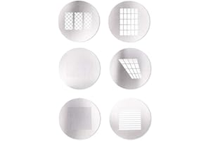 Pixapro 65mm MINI30D Gobo Kit Photography Lighting Softbox Portable Flash Diffuser Godox SA-09-04 Portable Light Studio Rotolight Cine Lens Flash Gel Light Filters (Gobo Set 4)