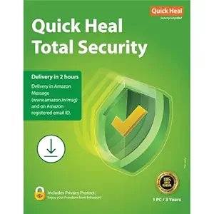 Quick Heal | Total Security | 1 User | 3 Years | Email Delivery in 2 hours - no CD