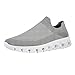Produktbild Mode Turnschuhe Herren,TWISFER Männer Atmungsaktive Mesh Schuhe Wild Slip-on Freizeitschuhe 2019 Sommer Gym Skate Sneakers Flach Laufschuhe