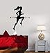 Produktbild mmzki Vinyl Aufkleber Gesunder Lebensstil Motivation Sport Woman Run Wandaufkleber 47 * 57CM