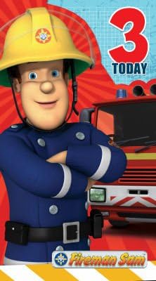 Fireman Sam Age 3 Birthday Card