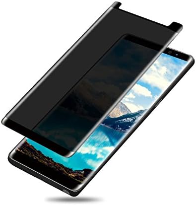 Galaxy NOTE 8 Screen protector,PACIFIC Galaxy NOTE 8 Privacy Screen protector,NOTE 8 Privacy Tempered Glass Anti-Spy [3D Curved] [Case Friendly] Film Screen Protector For Samsung Galaxy NOTE 8 (BLACK)
