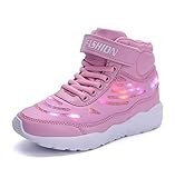♤ Materialzusammensetzung: hochwertiges Leder, Klettverschluss, atmungsaktive, verschleißfeste transparente Gummisohle, bunte LED-Leuchten