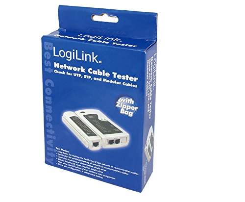 LogiLink Kabeltester RJ11, RJ12, RJ45 mit Remote Einheit - 2