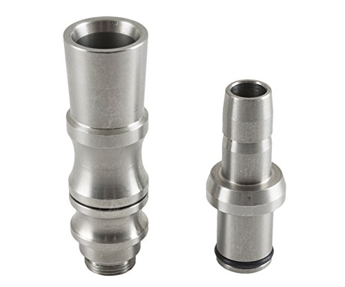 Kaya Plug Schlauchadpater-Set - INOX