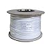 Price comparison product image Techvision Security SFX-4C-TCCA-100M-W Drum Roll of 4 Core Alarm Cable, White