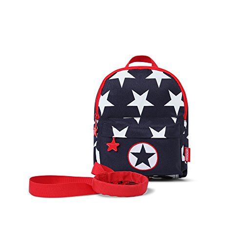 Preisvergleich Produktbild Penny Scallan Mini Rein Navy Star Kinderrucksack mit Sicherheitsleine