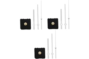 DOITOOL Lot de 3 Montres silencieuses 3D - Accessoires de Sport - Kit de démontage - Silencieux - Moteur de Montre - DIY - Accessoire de Montre en métal