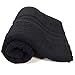 Produktbild Handtuch Schwarz Baumwolle 500g/m2 Frottee 50 x 100 cm