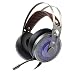 Produktbild Mvlike 7.1-Kanal-Gaming-Headset, Head-Mounted-Gaming-Internet-Cafés Desktop-Computer-Kopfhörer mit Mikrofon (Farbe : Schwarz)