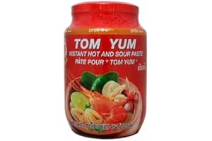 YIJIA | Cock Brand Salsa tom yum kung 454g - Tom Yum uno de los platos más populares de la cocina tailandesa (1 Unidad, Tom Yum)