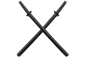 damdos Lot de 2 épées Kataiana pour Halloween - Épée Kataiana - Épées de Samouroai Ninja - Cosplay - Cadeaux d'anniversaire