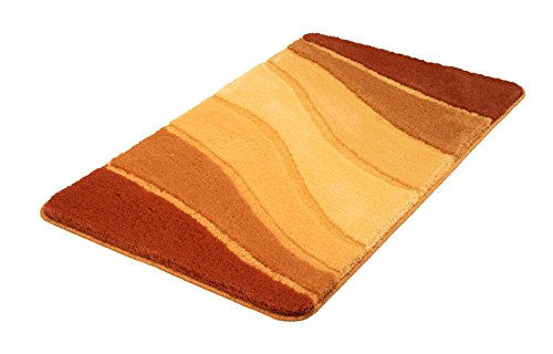 Meusch 2322539311 Badteppich Ocean, 70 x 120 cm, safran
