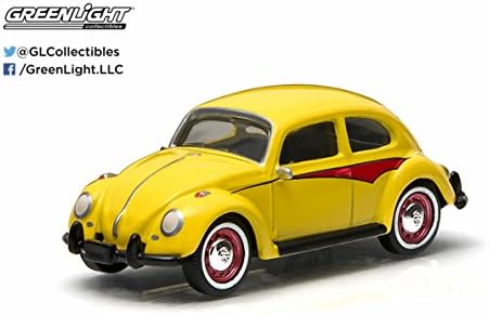 Volkswagen Classic Beetle (Yellow & Red) 2015 Motor World Series 13 German Edition 1:64 Scale Die-Cast Vehicle by Greenlight Collectibles