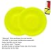 Produktbild zhichu985 2 pcs 2.5 Zoll Mini Wurfscheiben Flying Disc Nicht Rutschen Soft Silikon Spielzeug Eltern Kind Zeit Outdoor Sport Perfekt Für Beach Holiday