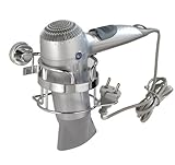 Mit praktischem Kabelhalter WENKO 17832100 Power-Loc Haartrocknerhalter Sion - Befestigen ohne bohren, mit Kabelhalter, Stahl, 16 x 10.5 x 12.5 cm, Chrom