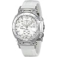 Gifts and Jewels Co. Tissot T-Race Chronograph White Rubber Strap Ladies Watch T0482171701700, bracelet