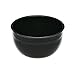 Black plastic hair dye colouring bowl, hairdresser mixing bowlMake-up Accessories - Card of: 1 Piece(s) Material: Plastic