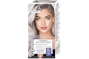 Coloration permanente des cheveux Elea Professional Color & Care - № 10.1 Blond super clair cendré 123ml, gris