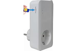 TUALARMASINCUOTAS.ES ★★★★★ Presa GSM/2G+4G presa intelligente (richiede la carta SIM), presa programmabile T4-GSM-4G con sensore di temperatura e controllo remoto via SMS/APP/chiamata ★★★★★