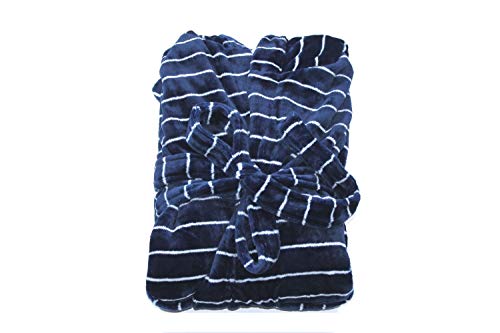 Preisvergleich Produktbild Bagnola Quick Dry Bademantel Cashma Plüsch blau Gr. 36 / 38