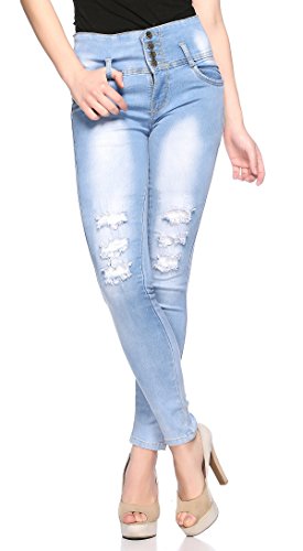 Fasnoya Womens High Waist Distressed Torn Jeans (j283) RS.998 (62.00% Off) - Amazon