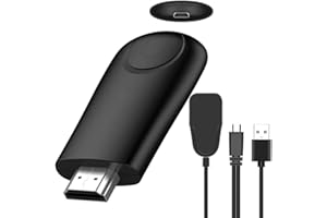 XUJAIOLQP Adattatore HDMI wireless – 1080P HDMI Screen Mirroring Dongle per iPhone/iPad/Android/Windows/PC a TV HD, monitor, proiettore