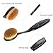 AmoVee Pro Cosmetic Makeup Brush Foundation Blending Brush Toothbrush Curve (1 pcs)