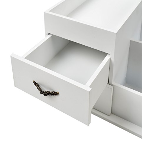 ts-ideen Landhaus Schmuckkonsole Tisch Flur Bad Kinderzimmer Schlafzimmer Organizer Ständer Kommode Holz Ablage - 3