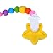 niceEshop(TM) Lovely Petal Style Baby Pacifier Holder Silicone Pacifier Clip, Yellow (#1)