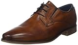 kinderschuhe weite m4 Submaterial: Textil/Synthetik bugatti Herren 311251011100 Derbys, Braun (Cognac 6300), 48 EU